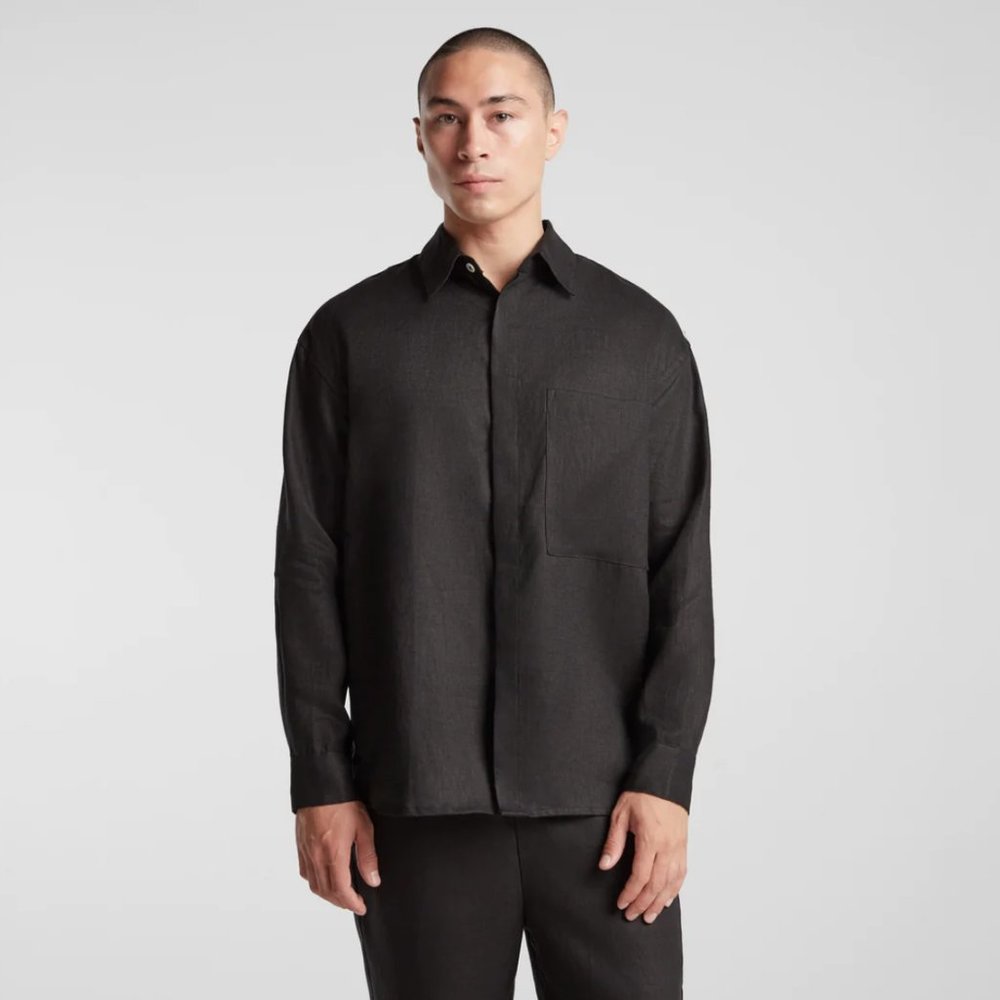 MONOS Algarve Shirt in Black NWT